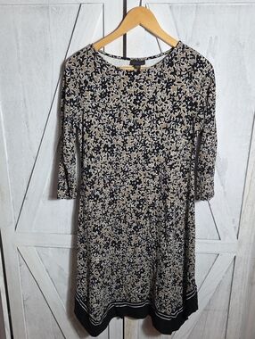 J. Jill Wearever Collection Floral Dress Size XS